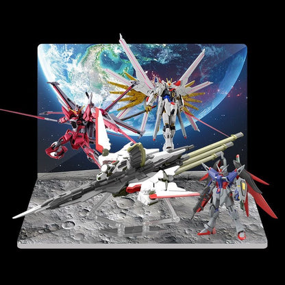 Meibo Acrylic Staging Base for Moon Surface Scene (Model Kit not Included)