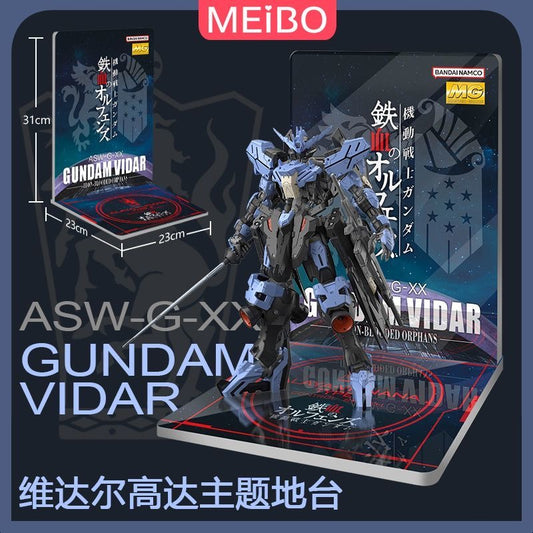 Meibo Acrylic Staging Base for MG 1/100 Gundam Vidar (Model Kit not Included)