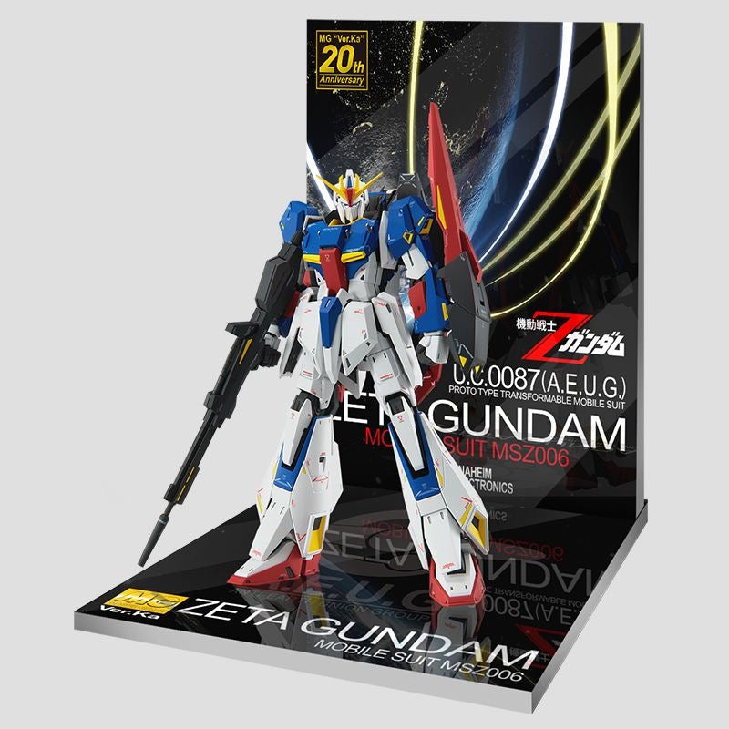 Meibo Acrylic Staging Base for 1/100 MG Gundam Zeta Ver.Ka Star Ver. (Model Kit not Included)