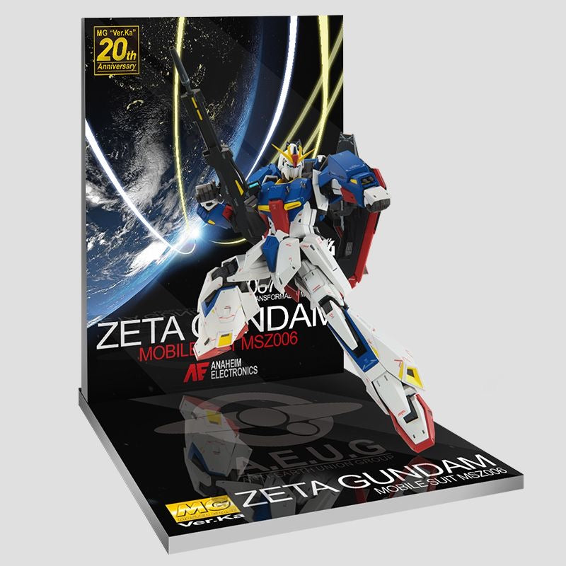 Meibo Acrylic Staging Base for 1/100 MG Gundam Zeta Ver.Ka Star Ver. (Model Kit not Included)