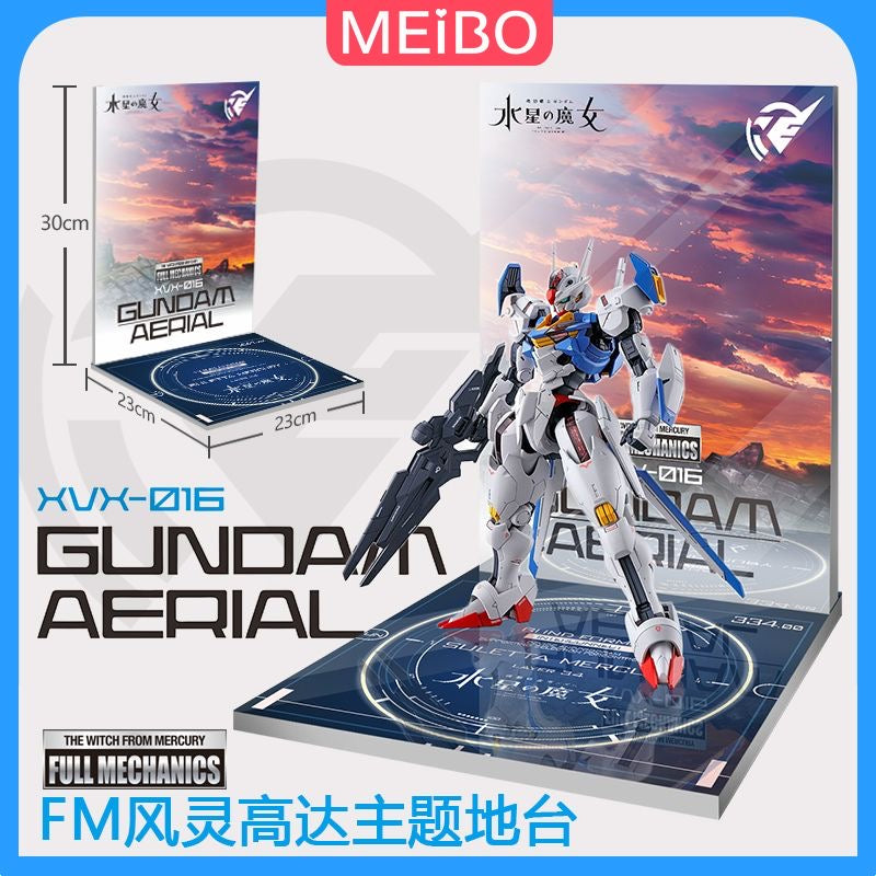 Meibo Acrylic Staging Base for FM 1/100 Gundam Aerial (Model Kit not Included)