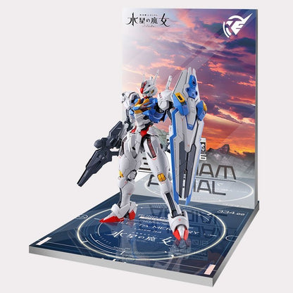 Meibo Acrylic Staging Base for FM 1/100 Gundam Aerial (Model Kit not Included)
