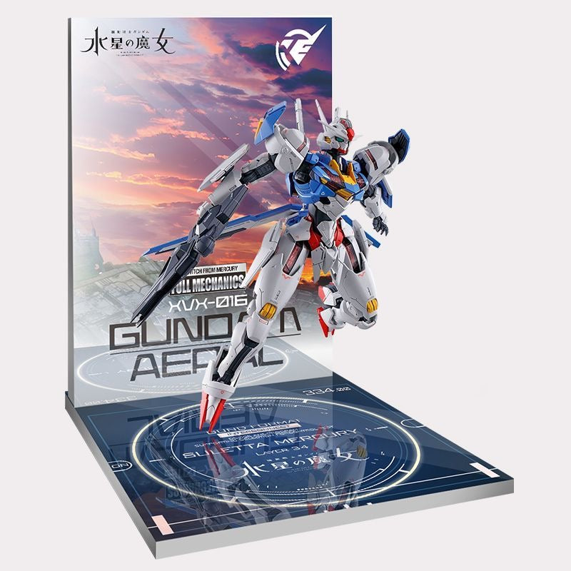 Meibo Acrylic Staging Base for FM 1/100 Gundam Aerial (Model Kit not Included)