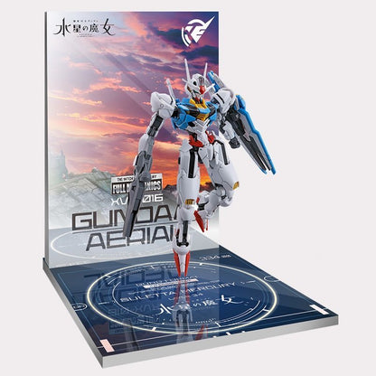 Meibo Acrylic Staging Base for FM 1/100 Gundam Aerial (Model Kit not Included)
