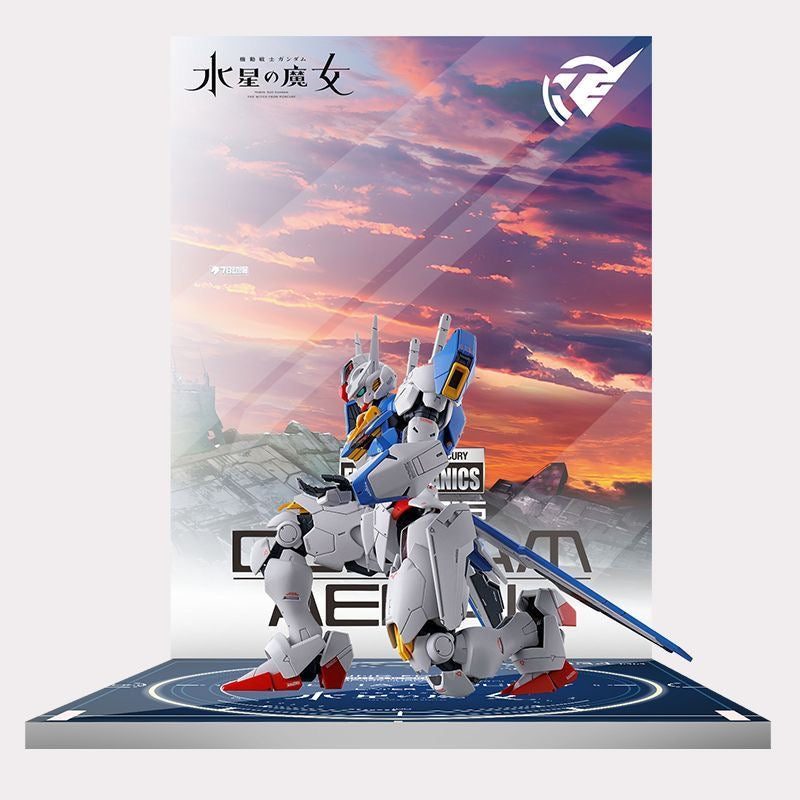 Meibo Acrylic Staging Base for FM 1/100 Gundam Aerial (Model Kit not Included)