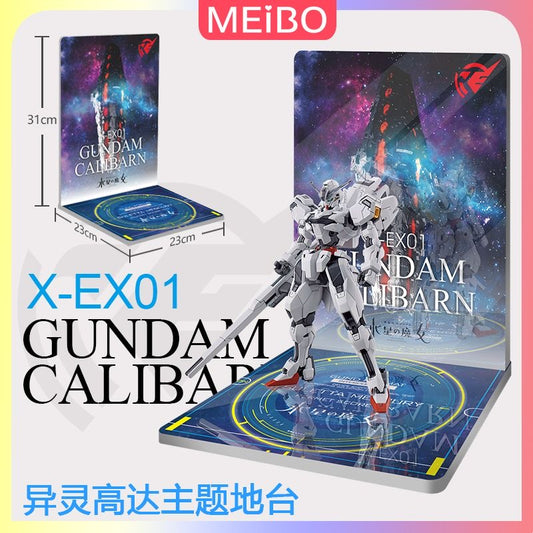Meibo Acrylic Staging Base for 1/144 HG Gundam Calibarn (Model Kit not Included)