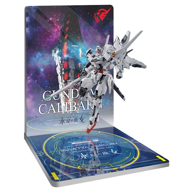 Meibo Acrylic Staging Base for 1/144 HG Gundam Calibarn (Model Kit not Included)