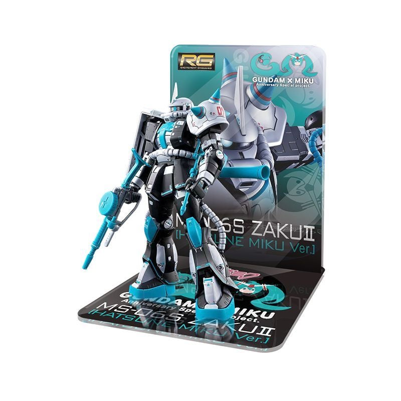 Meibo Acrylic Staging Base for RG 2.0 1/144 Zaku Miku ver. (Model Kit not Included)