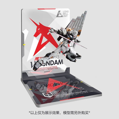Meibo Acrylic Staging Base for Nu Gundam (Model Kit not Included)