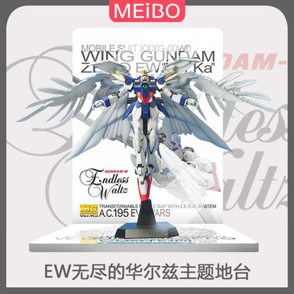 Meibo Acrylic Staging Base for MG Wing Gundam Zero EW Ver. Ka (Model Kit not Included)