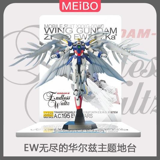 Meibo Acrylic Staging Base for MG Wing Gundam Zero EW Ver. Ka (Model Kit not Included)