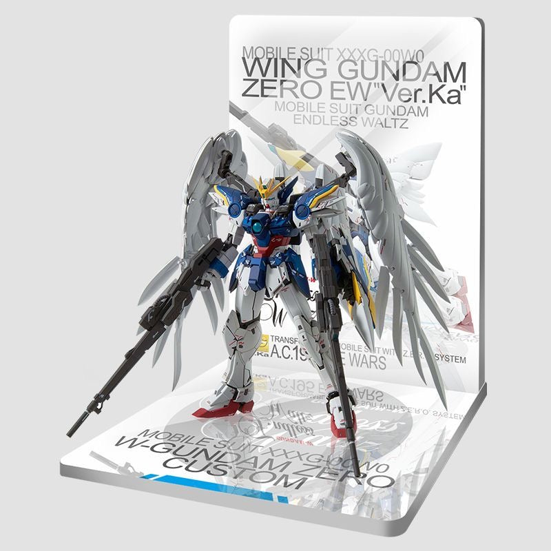 Meibo Acrylic Staging Base for MG Wing Gundam Zero EW Ver. Ka (Model Kit not Included)