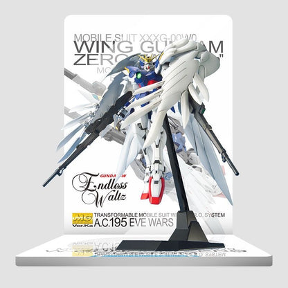 Meibo Acrylic Staging Base for MG Wing Gundam Zero EW Ver. Ka (Model Kit not Included)