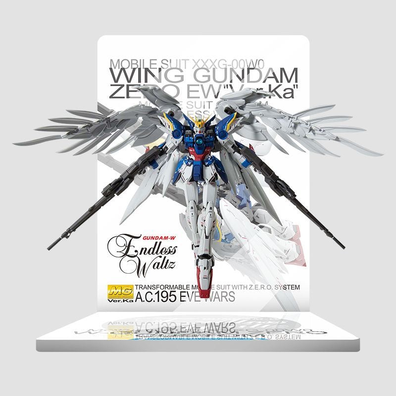 Meibo Acrylic Staging Base for MG Wing Gundam Zero EW Ver. Ka (Model Kit not Included)