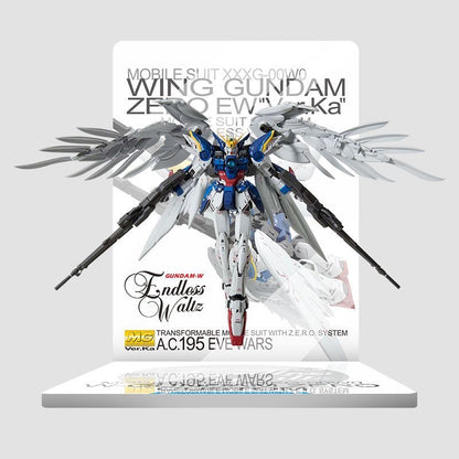 Meibo Acrylic Staging Base for MG Wing Gundam Zero EW Ver. Ka (Model Kit not Included)