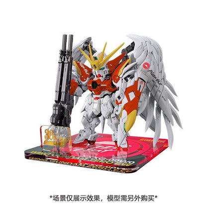 Meibo Acrylic Staging Base for MGSD Wing Gundam Zero EW Pizza Hut Ver. (Model Kit not Included)