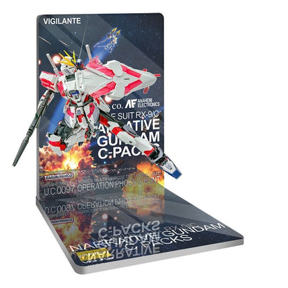 Meibo Acrylic Staging Base for MG Narrative Gundam C-Packs Ver. Ka (Model Kit not Included)