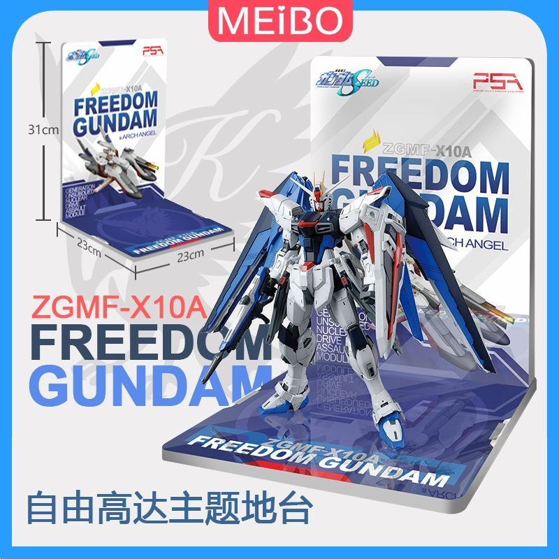Meibo Acrylic Staging Base for Freedom Gundam (Model Kit not Included)