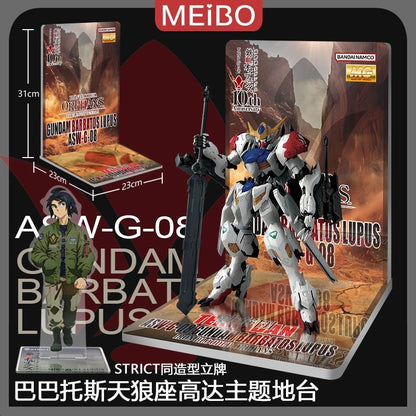Meibo Acrylic Staging Base for MG 1/100 Gundam Barbatos Lupus (Model Kit not Included)
