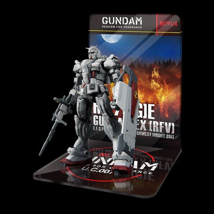 Meibo Acrylic Staging Base for HG 1/144 RX-78(G)E GUNDAM EX (RFV) (Model Kit not Included)