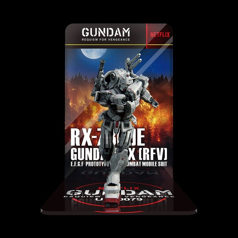 Meibo Acrylic Staging Base for HG 1/144 RX-78(G)E GUNDAM EX (RFV) (Model Kit not Included)