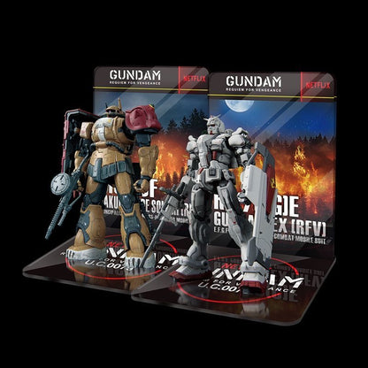 Meibo Acrylic Staging Base for HG 1/144 RX-78(G)E GUNDAM EX (RFV) (Model Kit not Included)