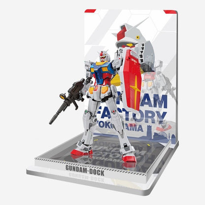 Meibo Acrylic Staging Base for 1/100 Gundam Factory Yokohama (Model Kit not Included)
