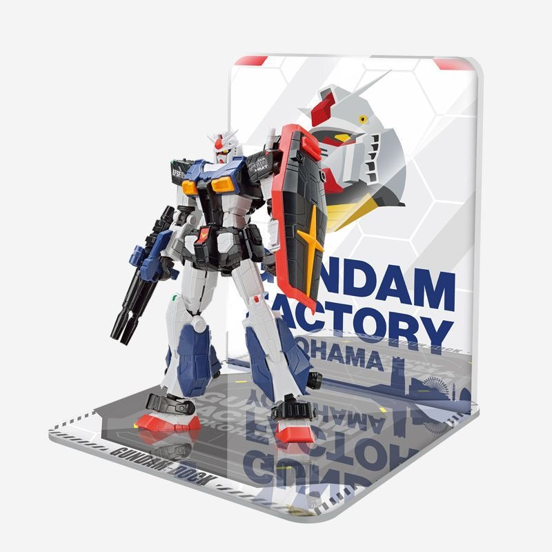 Meibo Acrylic Staging Base for 1/100 Gundam Factory Yokohama (Model Kit not Included)