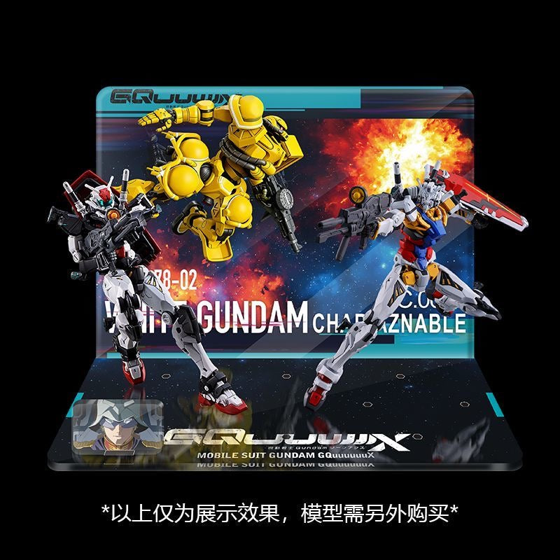 Meibo Acrylic Staging Base for 1/144 HG White Gundam (Model Kit not Included)