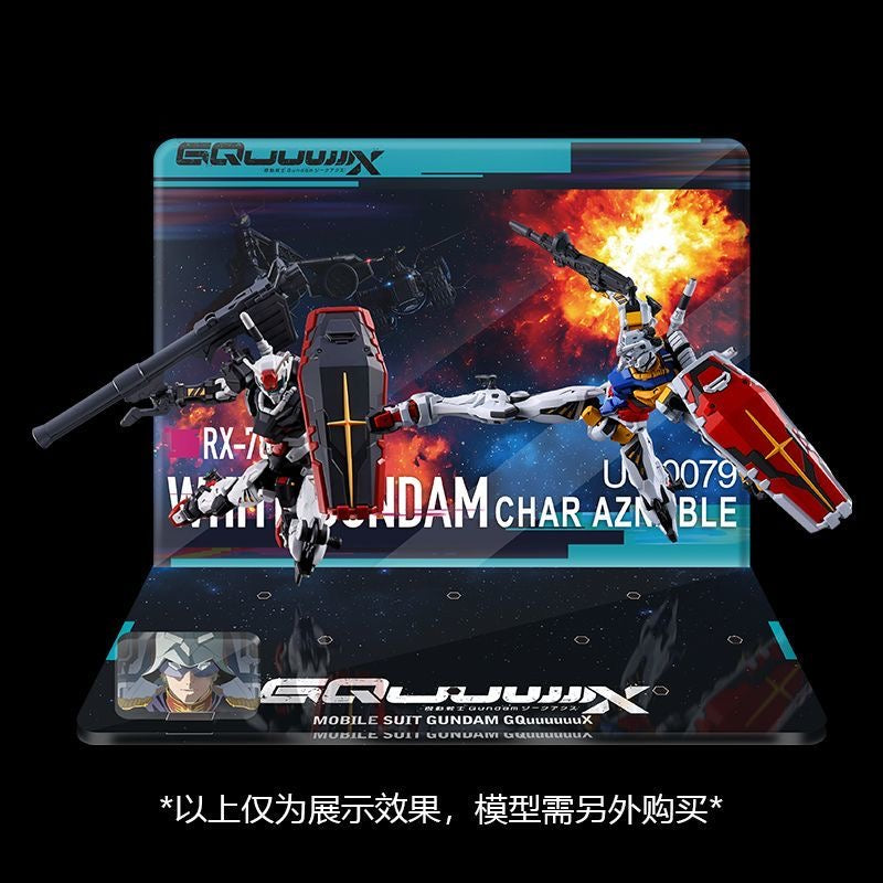 Meibo Acrylic Staging Base for 1/144 HG White Gundam (Model Kit not Included)