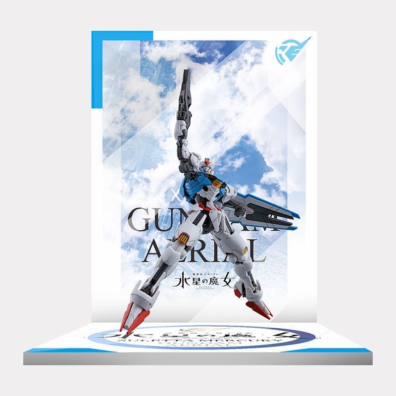 Meibo Acrylic Staging Base for 1/144 HG Gundam Aerial (Model Kit not Included)