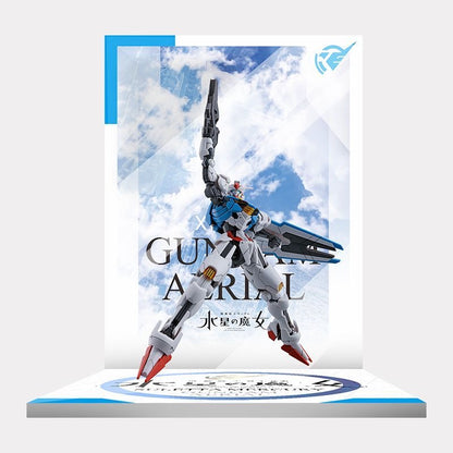 Meibo Acrylic Staging Base for 1/144 HG Gundam Aerial (Model Kit not Included)