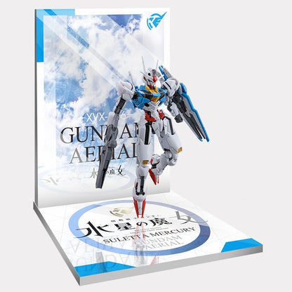 Meibo Acrylic Staging Base for 1/144 HG Gundam Aerial (Model Kit not Included)