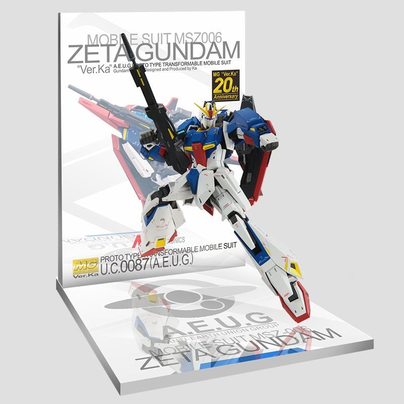 Meibo Acrylic Staging Base for 1/100 MG Gundam Zeta Ver.Ka (Model Kit not Included)