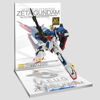 Meibo Acrylic Staging Base for 1/100 MG Gundam Zeta Ver.Ka (Model Kit not Included)