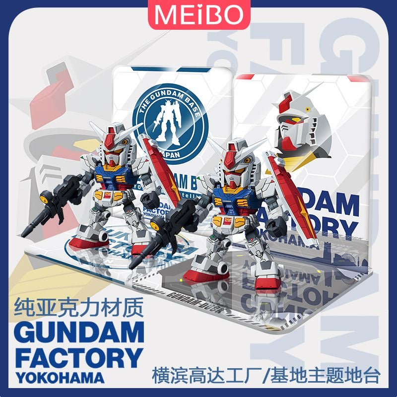 Meibo Acrylic Staging Base for 1/144 The Gundam Base Yokohama (Model Kit not Included)