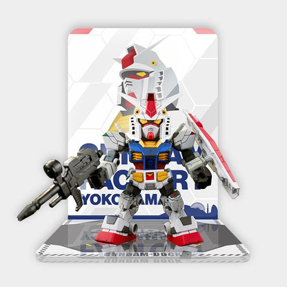 Meibo Acrylic Staging Base for 1/144 Gundam Factory Yokohama (Model Kit not Included)