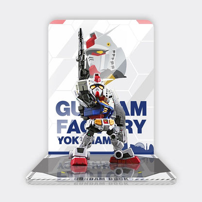 Meibo Acrylic Staging Base for 1/144 Gundam Factory Yokohama (Model Kit not Included)