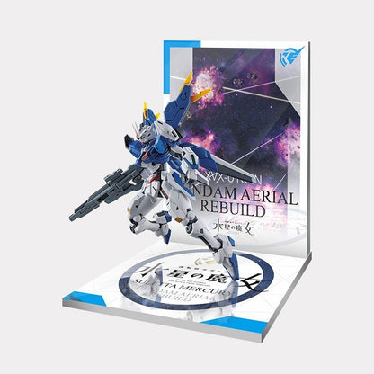 Meibo Acrylic Staging Base for 1/144 HG Gundam Aerial Rebuild (Model Kit not Included)