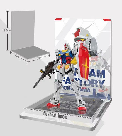 Meibo Acrylic Staging Base for 1/100 Gundam Factory Yokohama (Model Kit not Included)