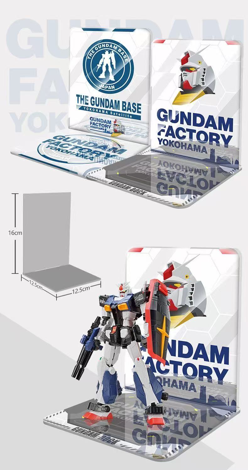 Meibo Acrylic Staging Base for 1/144 Gundam Factory Yokohama (Model Kit not Included)