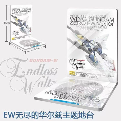 Meibo Acrylic Staging Base for MG Wing Gundam Zero EW Ver. Ka (Model Kit not Included)