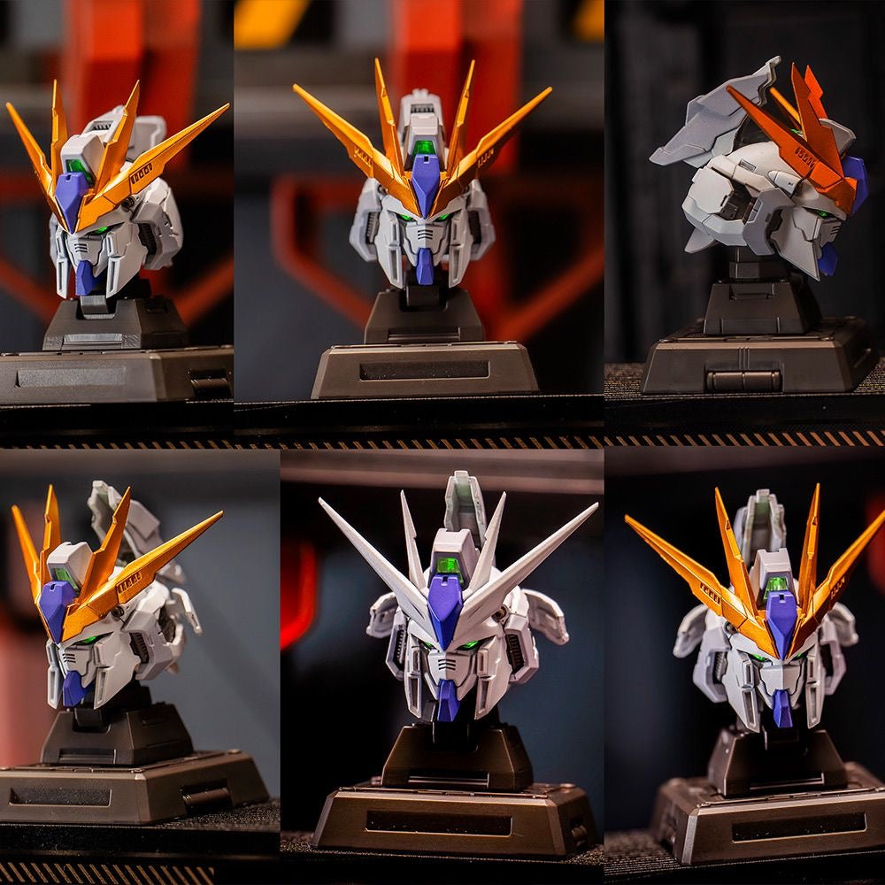 Minerva Hobby Mechanical Myth Series PINGTIANHAINIU Head Carving for RX-93 V Hi-v Gundam / Sky Defender with Led Light