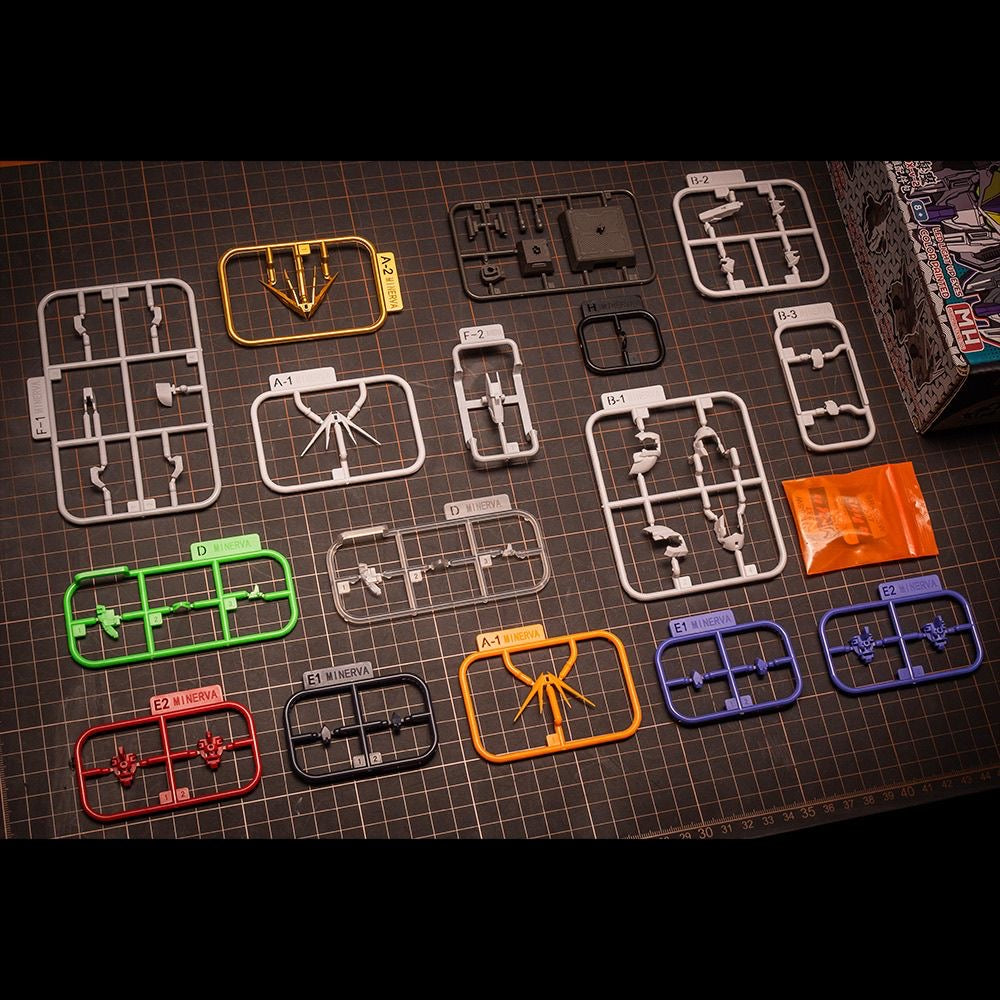 Minerva Hobby Mechanical Myth Series PINGTIANHAINIU Head Carving for RX-93 V Hi-v Gundam / Sky Defender with Led Light
