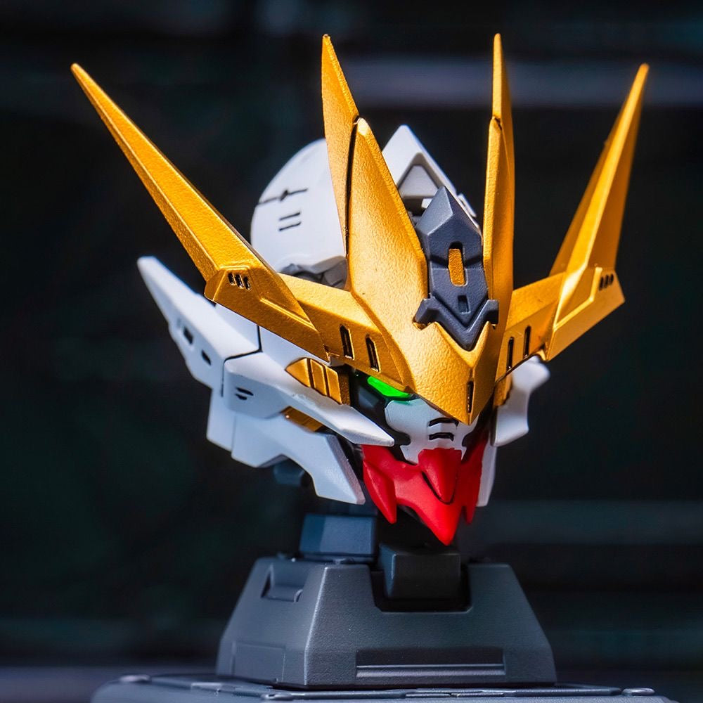 Minerva Hobby Mechanical Myth Series LINGXIAOZI Head Carving for Barbatos Gundam / SNAA Nemesis with Led Light