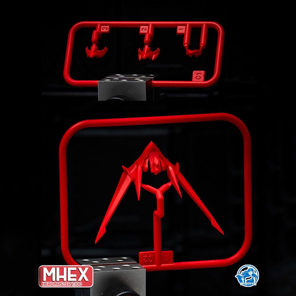 Minerva Hobby Mechanical Myth Series LINGXIAOZI Head Carving for Barbatos Gundam / SNAA Nemesis with Led Light