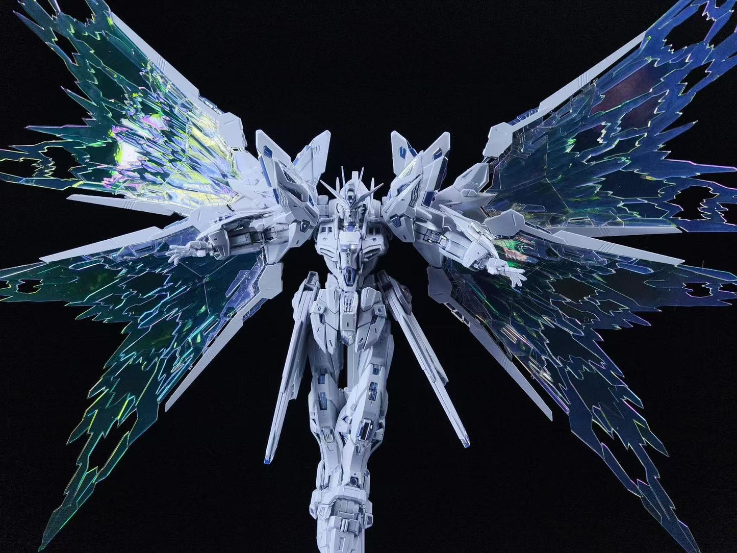 [With Wing of Light] Changlong 7701 1/100 MGEX Strike Freedom Gundam Twilight Coating Version Model kit (Third Party, Not Original Bandai Kit)