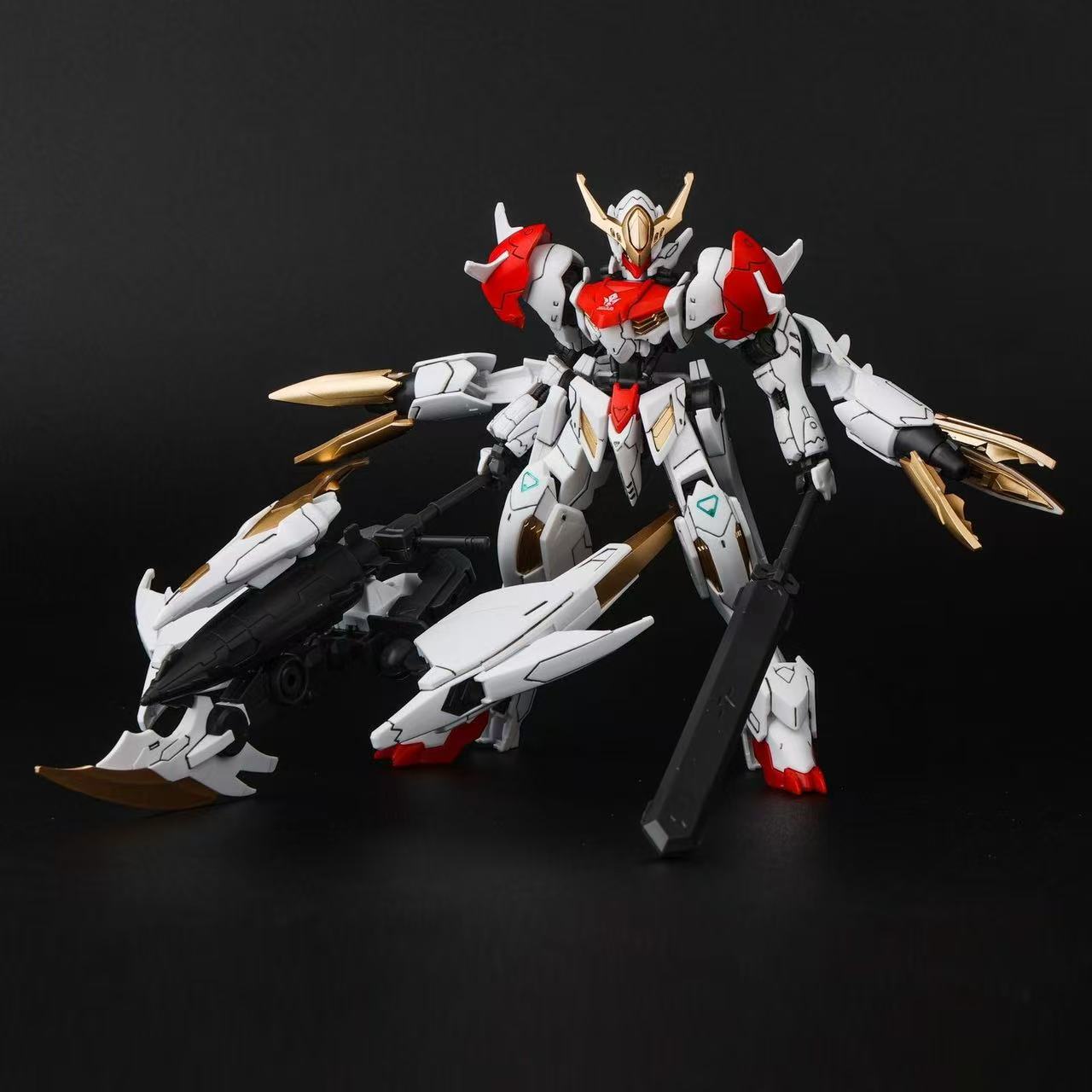 GG Studio HG Gundam Amazing Barbatos Lupus Champagne White Gold Version (Third Party)