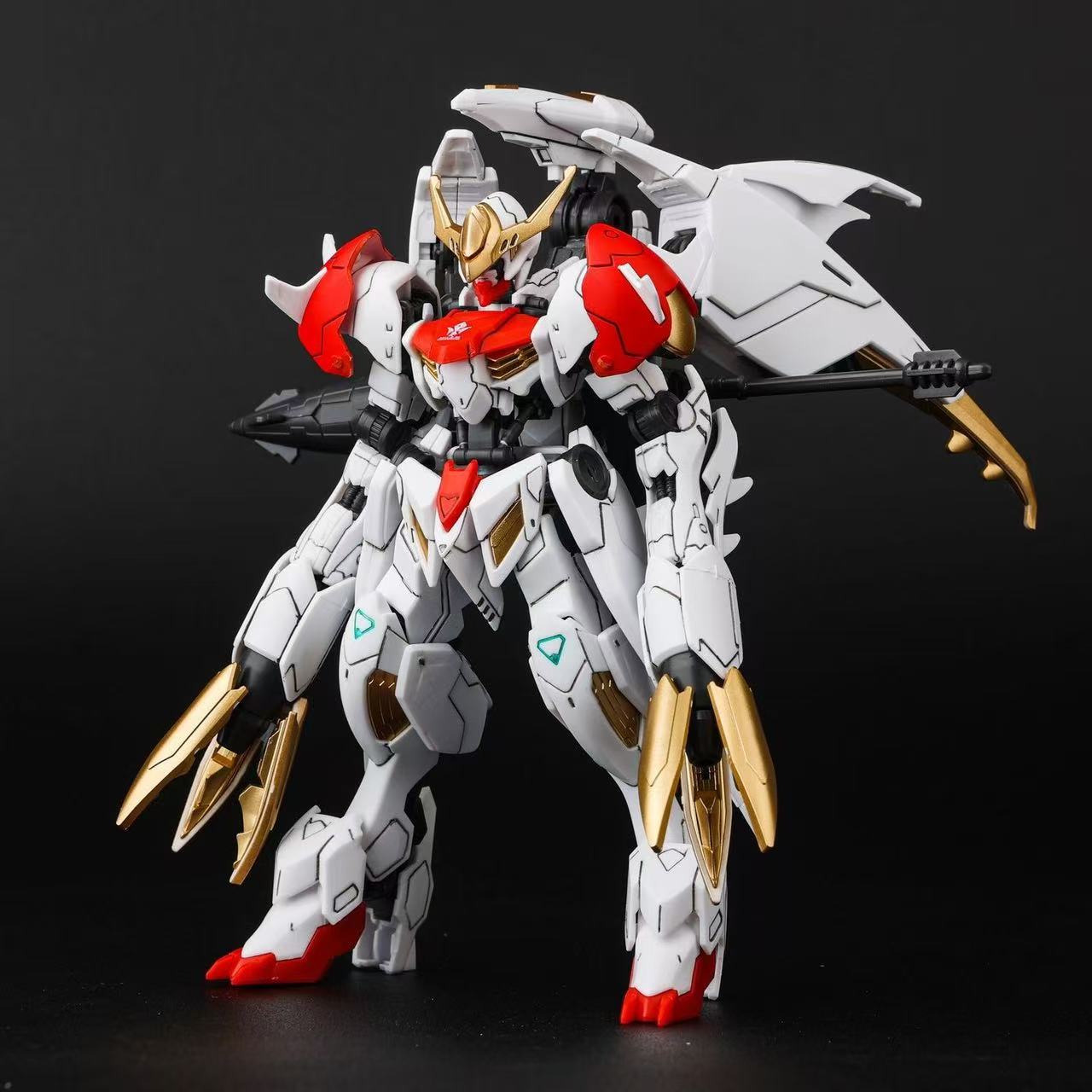 GG Studio HG Gundam Amazing Barbatos Lupus Champagne White Gold Version (Third Party)