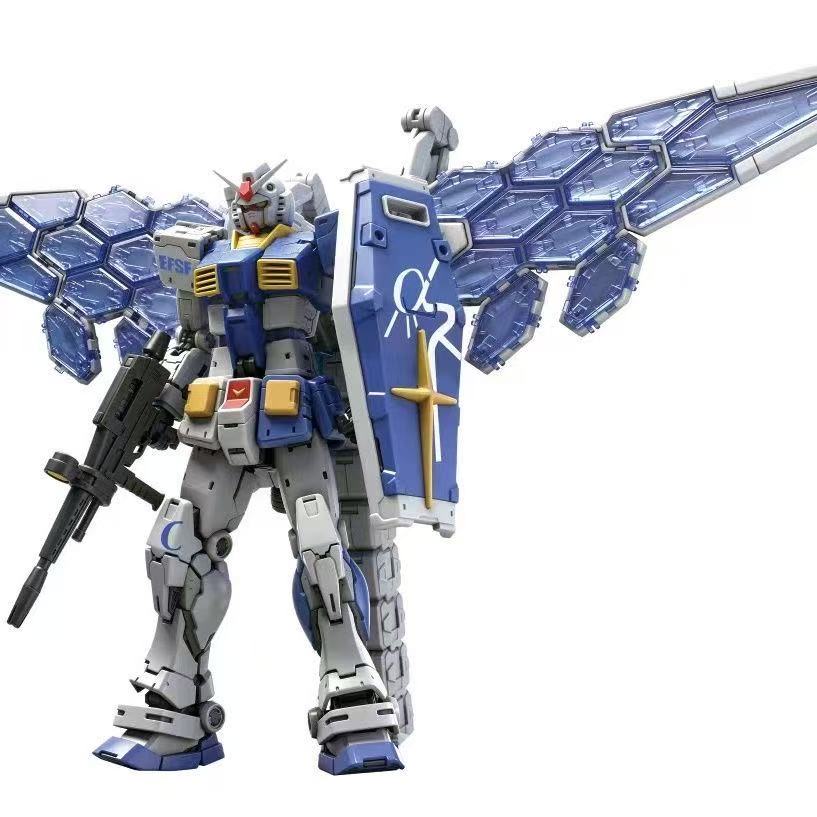 GG RG 1/144 RX-78-2 Gundam 2.0 [Jiulong Ver.] & Glass Feather Unit (Third Party, Not Original Bandai)